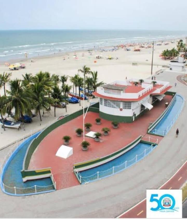 Praia Grande -Ocian Rio D'Ouro Ape 70Mt Do Mar Exteriör bild